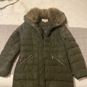 MICHAEL Michael Kors Green Puffer Jacket